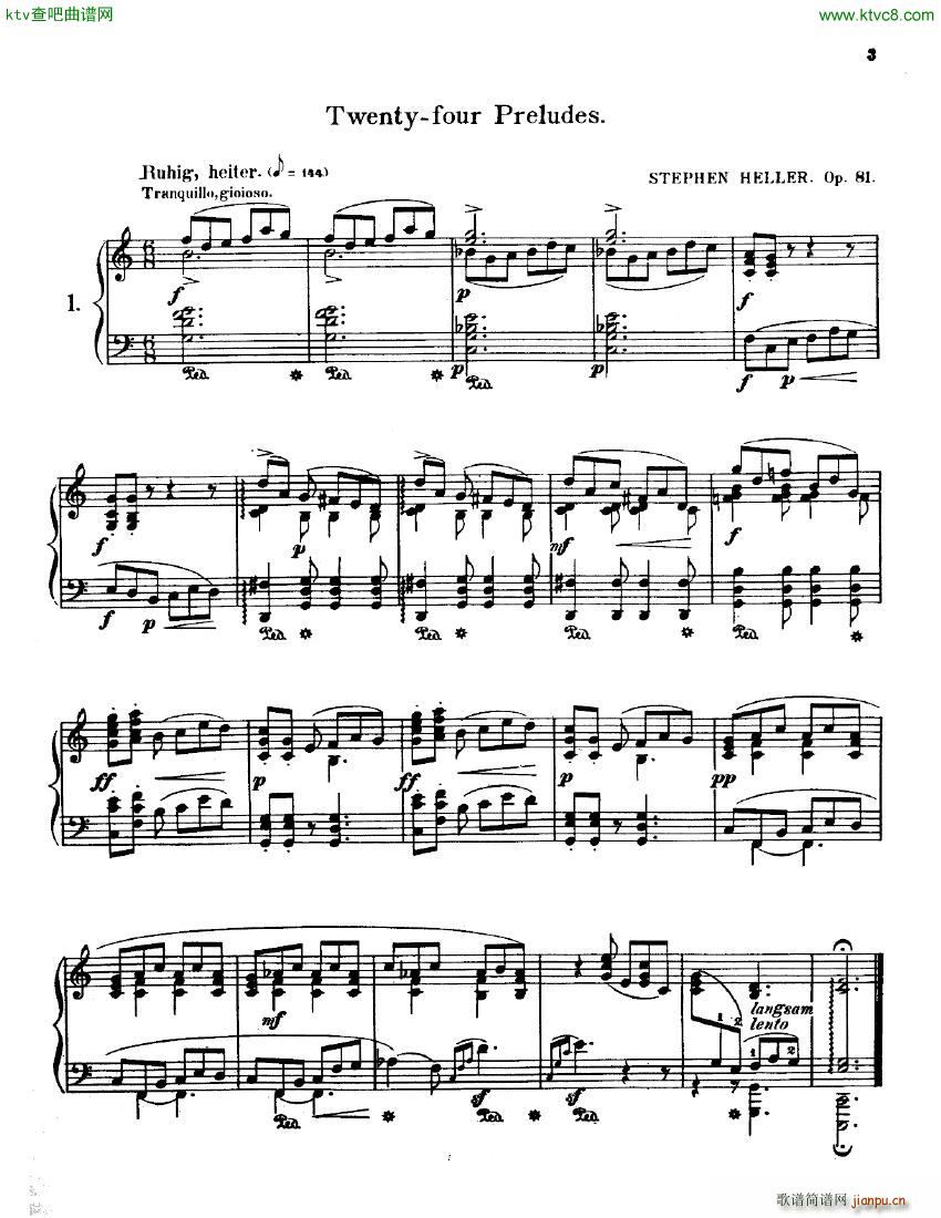 Heller 24 Preludes Op81()1