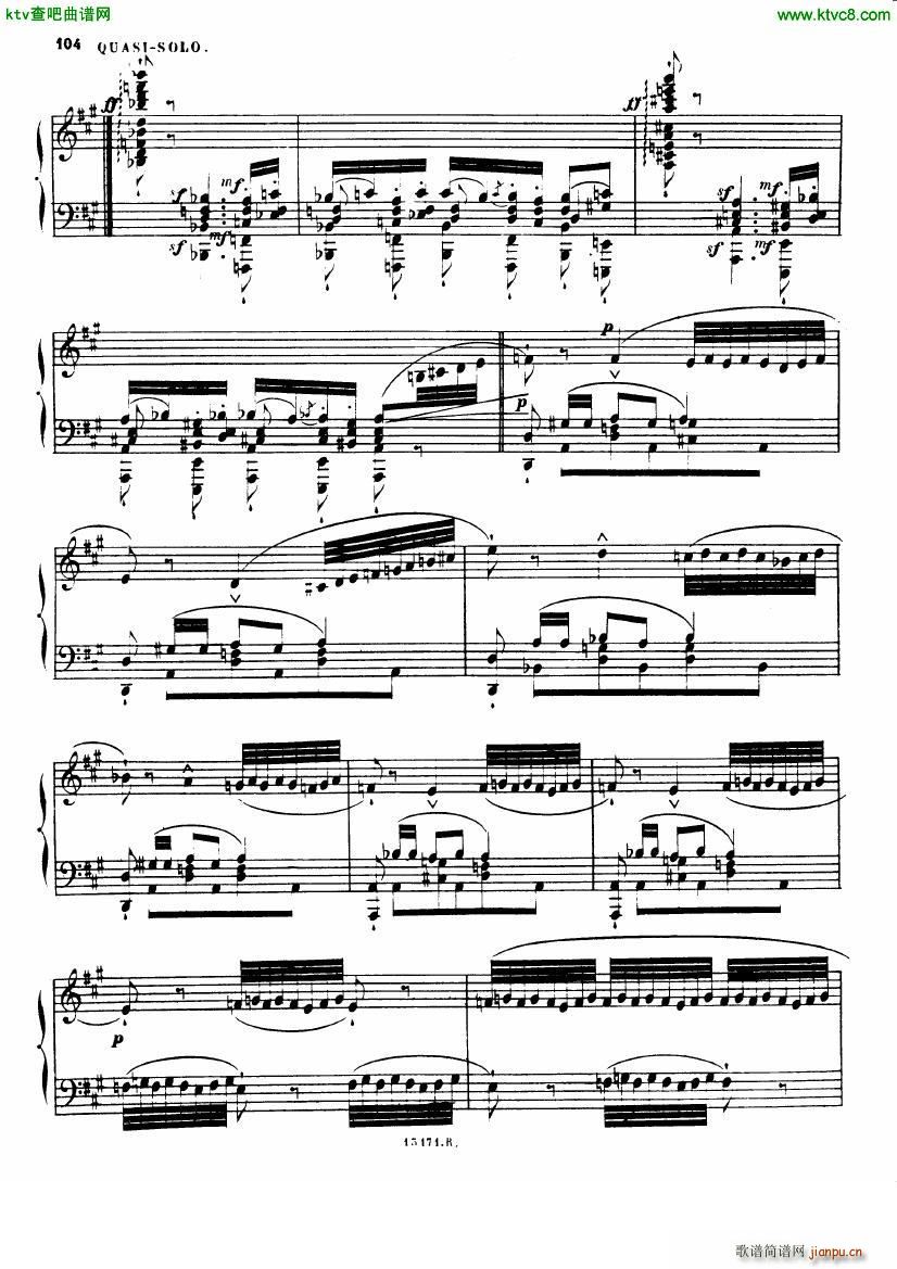 Alkan op 39 12 Etudes in Minor Keys no 10(钢琴谱)13