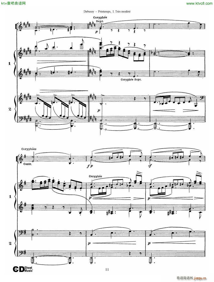 Debussy Printemps I()11
