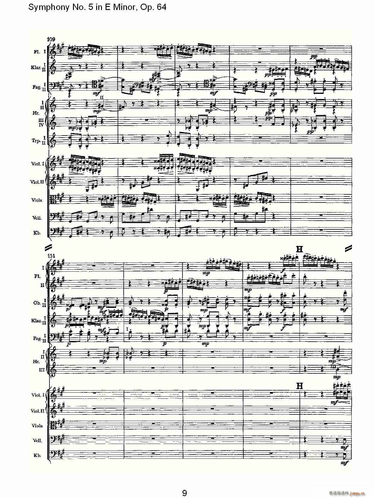 Symphony No. 5 in E Minor, Op.(ʮּ)9