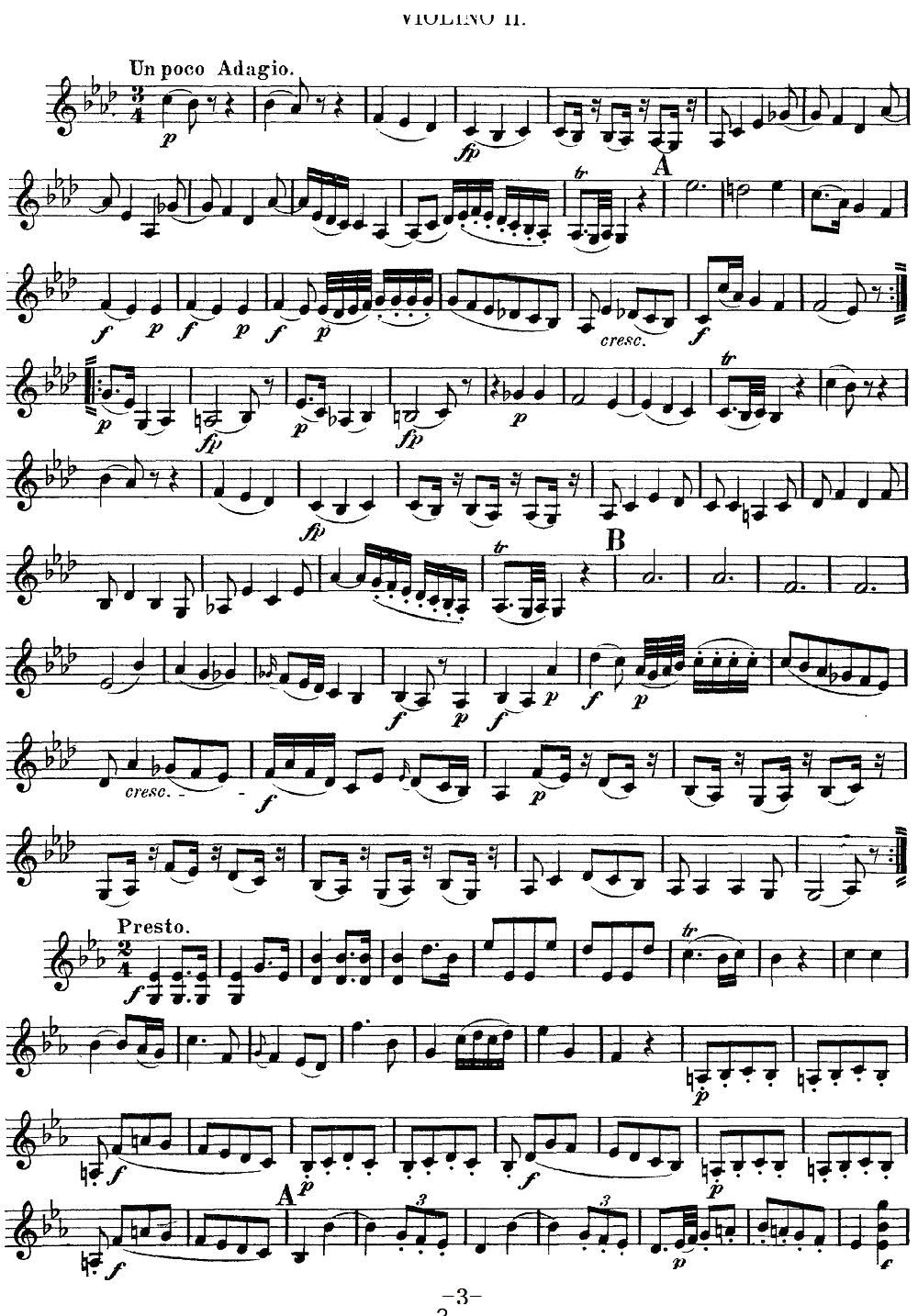 Mozart Quartet No 7 in Eb Major K 160 Violin 2(ʮּ)3