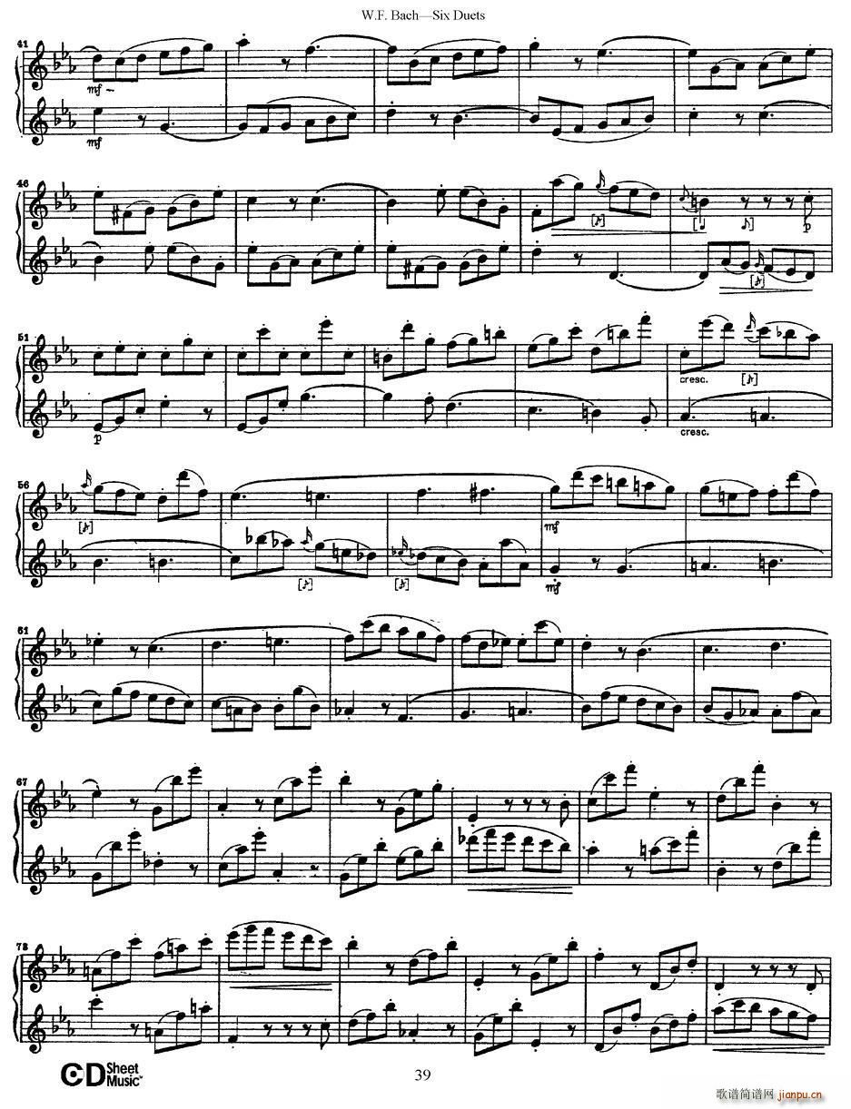 Six Duets(ָ)10