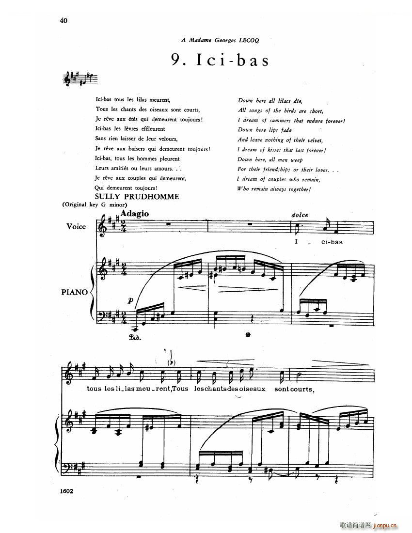 Faure 30 Songs һ 30 Songs һ(ʮּ)39