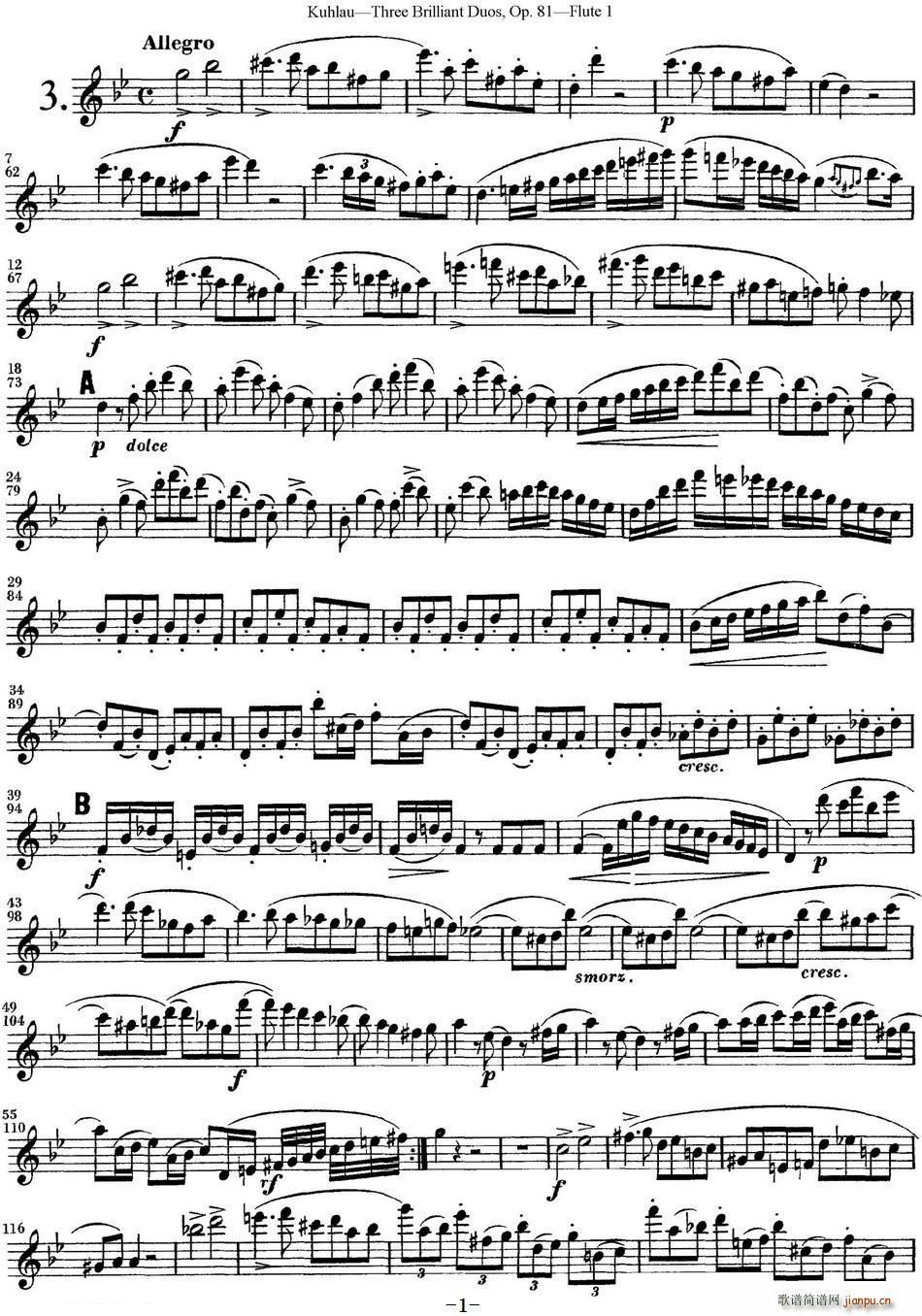 ͳѶϰOP 81 Flute 1 NO 3()1