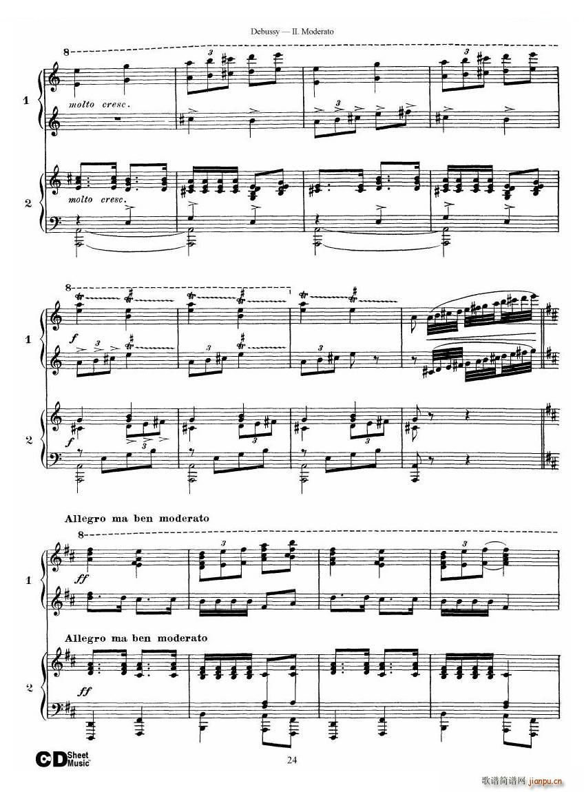 Debussy Printemps II Printemps II(ʮּ)24