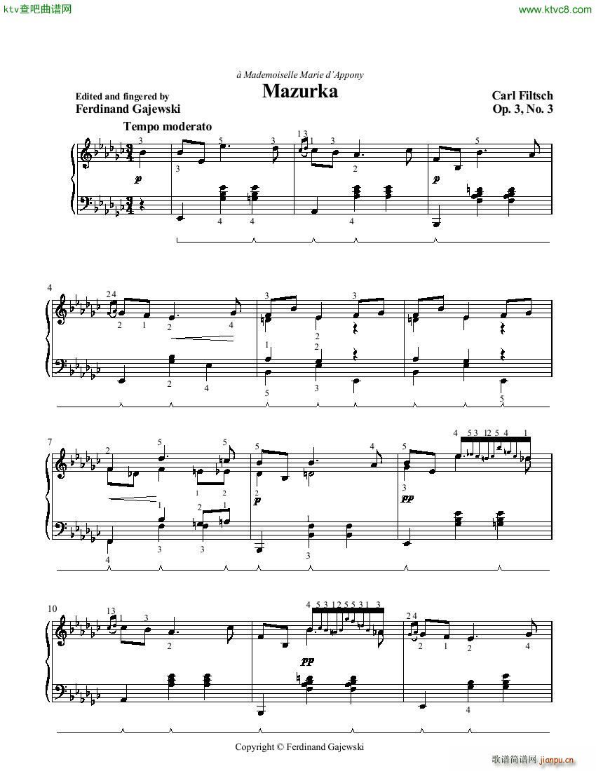 Filtsch Mazurka()1