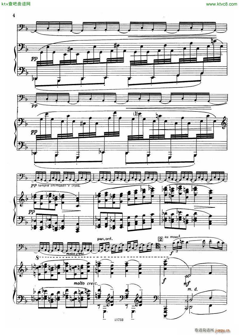 Debussy Sonata for Cello and Piano()3