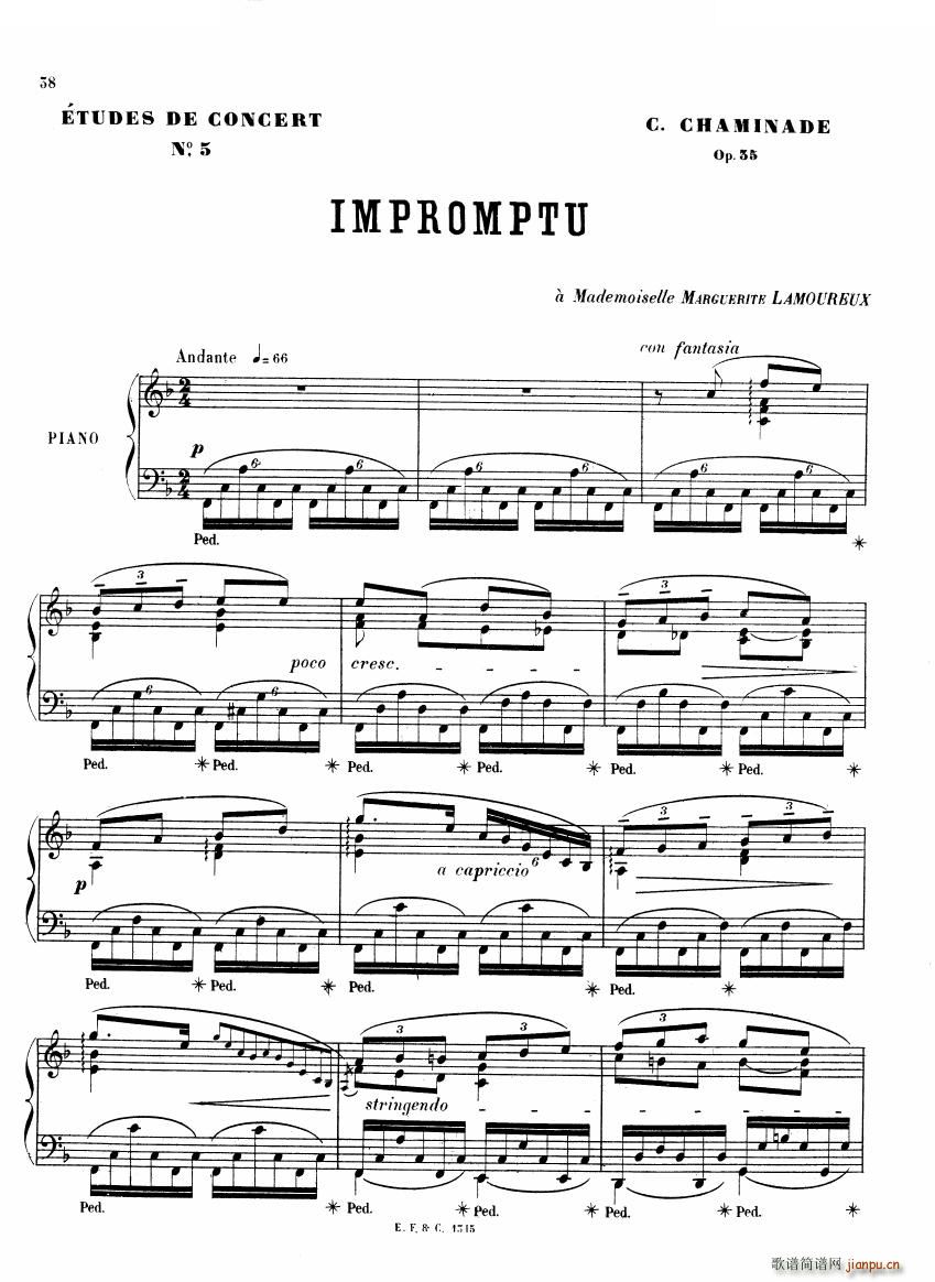 Chaminade 6 Etudes Op35 һ 6 Etudes Op35 һ(ʮּ)38