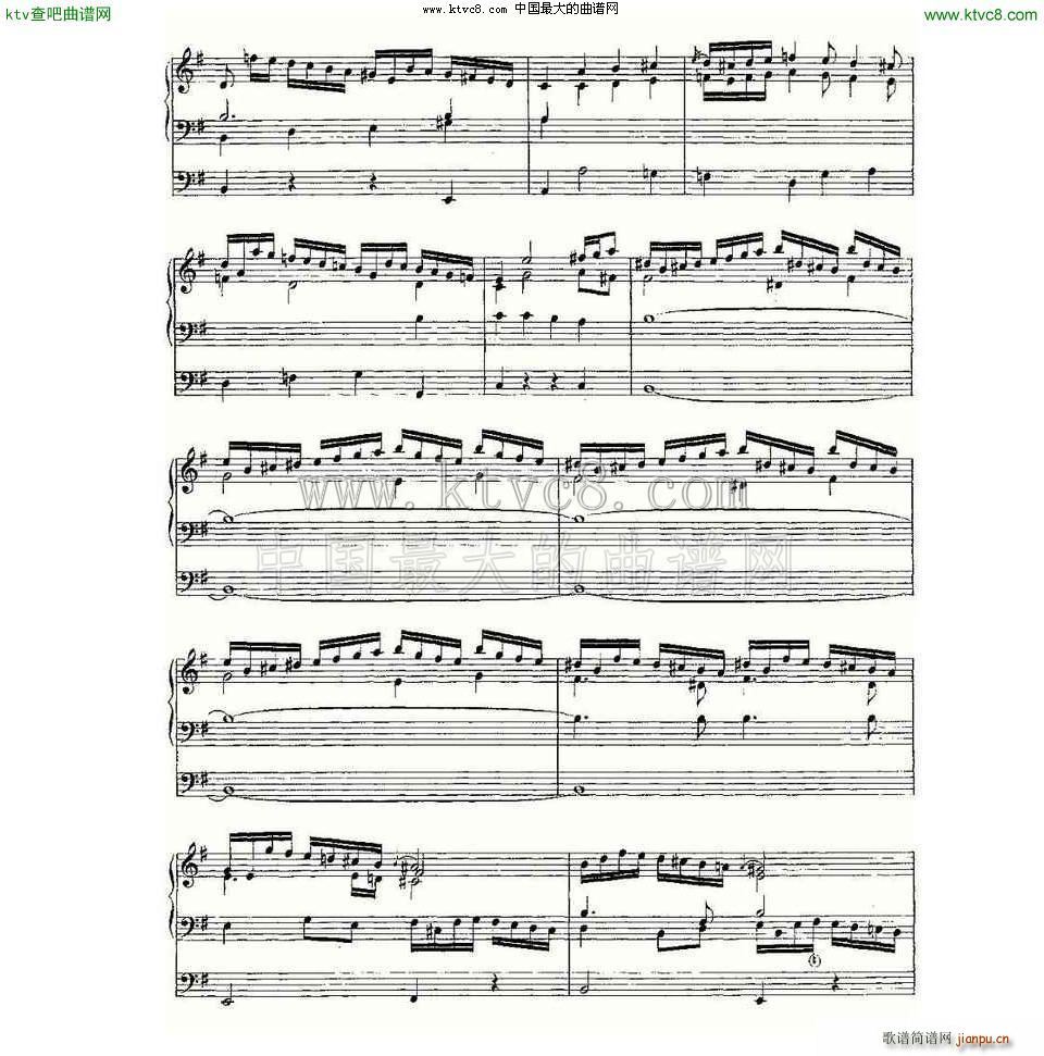 Prelude in G Major BWV 568 ܷ(ʮּ)3