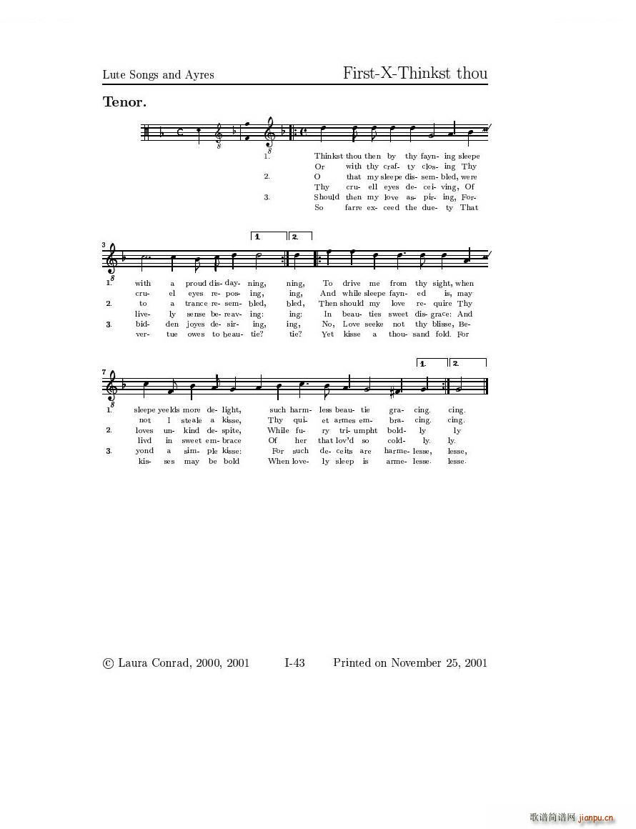 Dowland Lute Music һ Lute Music һ(ʮּ)49