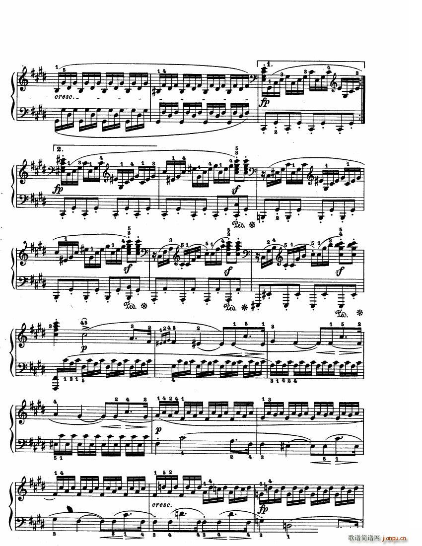 Beethoven op 27 no 2 Piano Sonata Moonlight()8