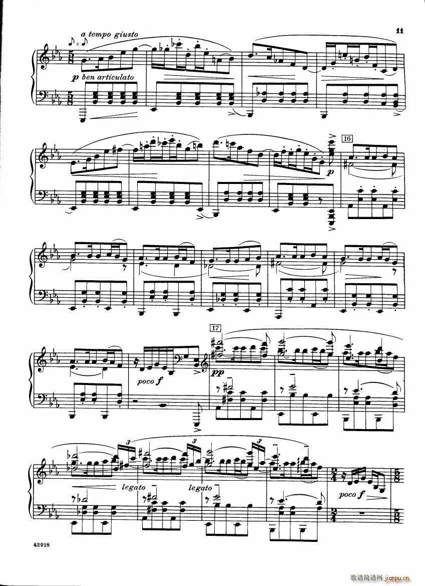 Barber op 28 Souvenirs piano solo()11