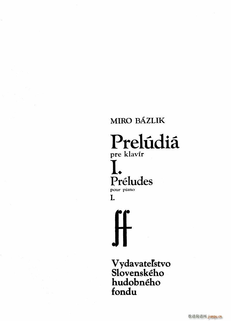 Bazlik Preludes book 1()1