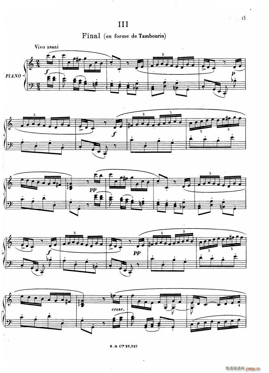 Hahn Reynaldo Piano sonatina Piano sonatina(ʮּ)15