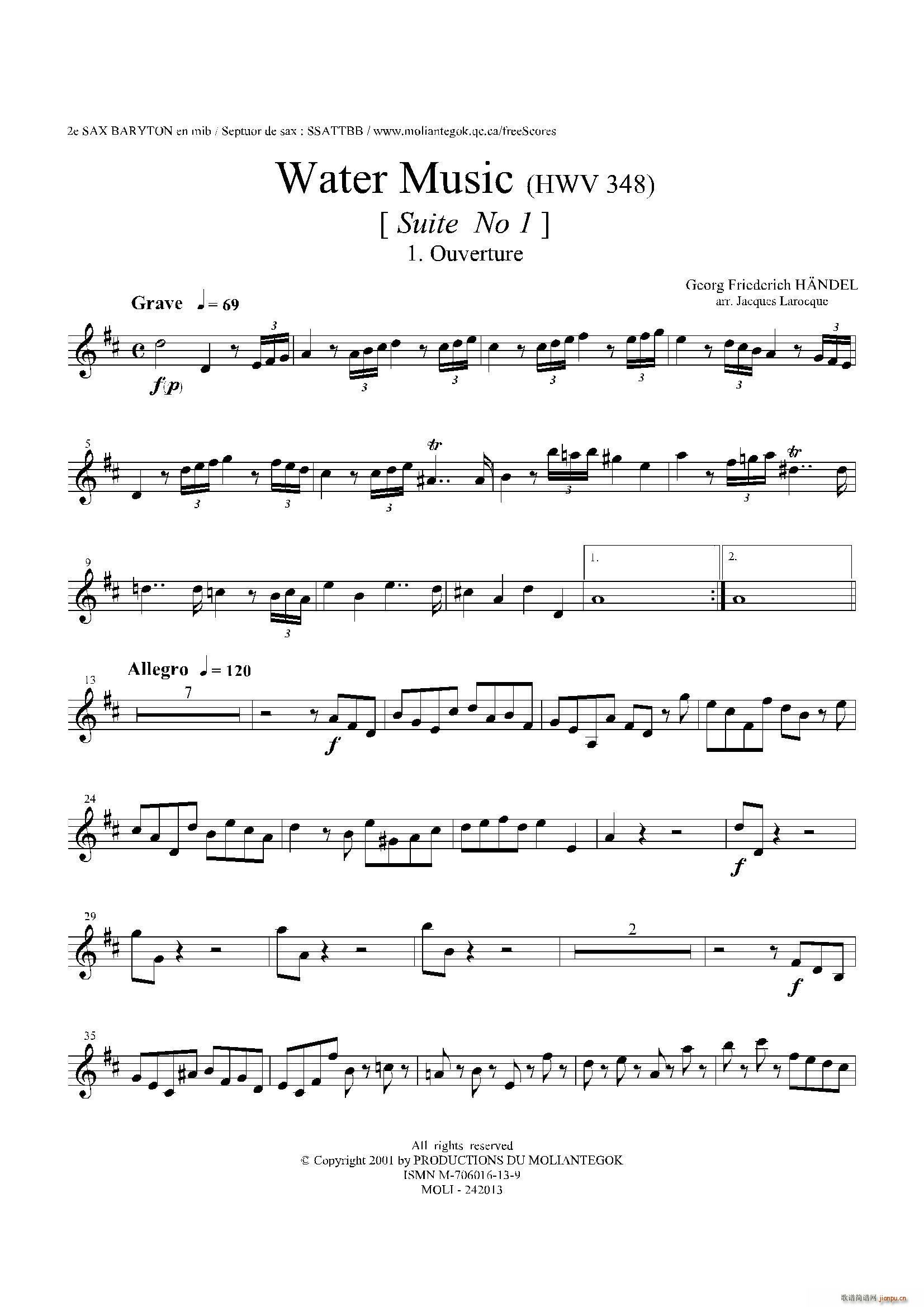 Water Music HWV 348 No 1 ڶϵ˹(ʮּ)1