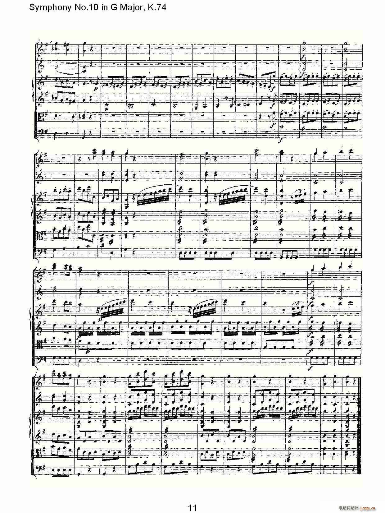 Symphony No.10 in G Major, K.74(ʮּ)8