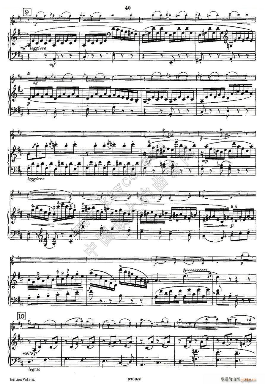 Mozart Violin Sonata No 3 KV 306 С(С)19