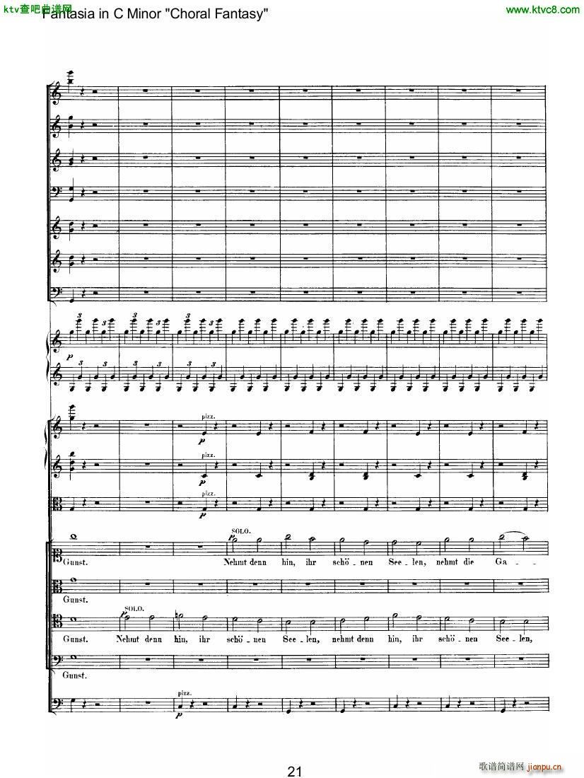 Beethoven op 80 Choral Fantasy ()6