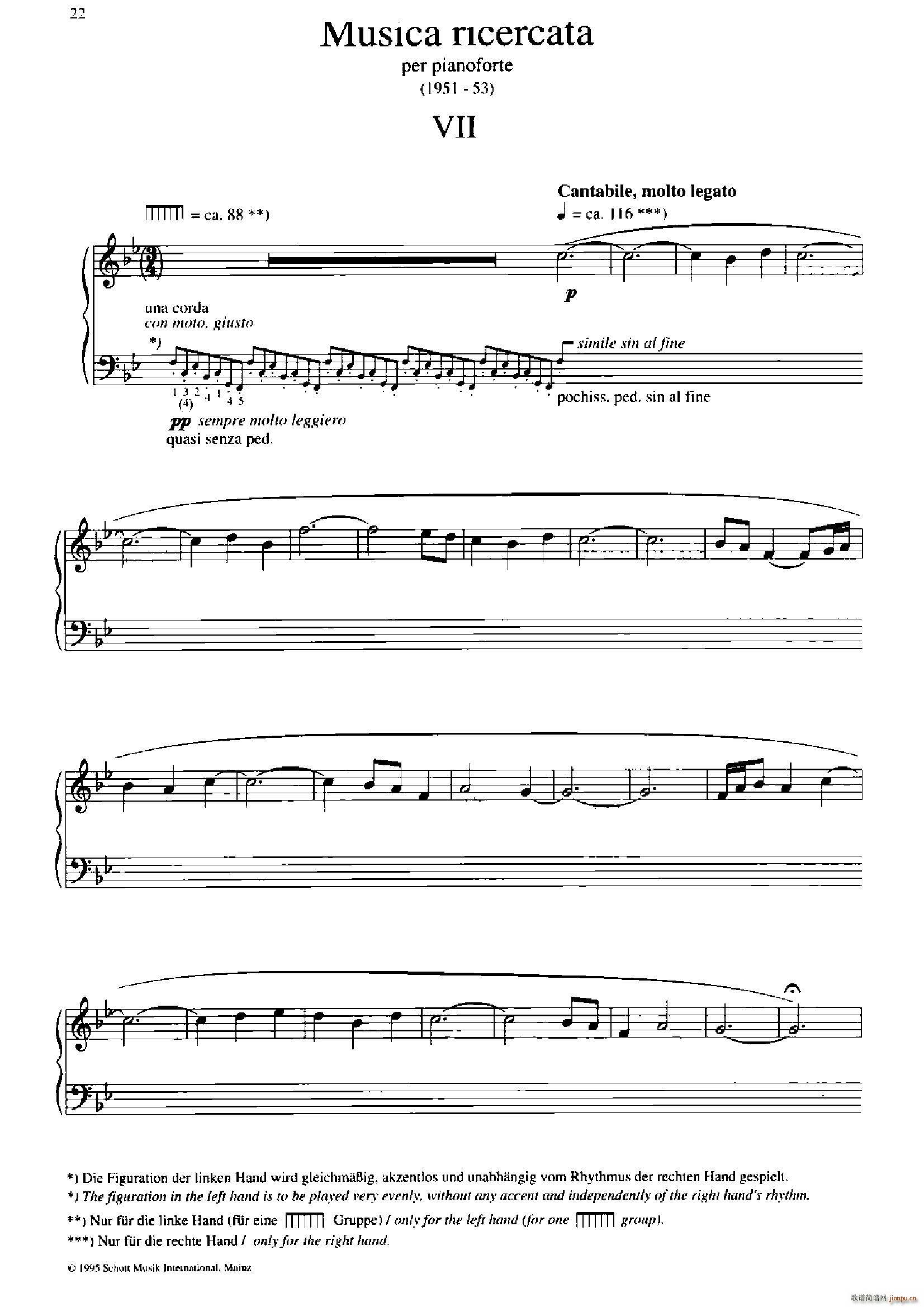 Musica Ricercata ϰ 7()1