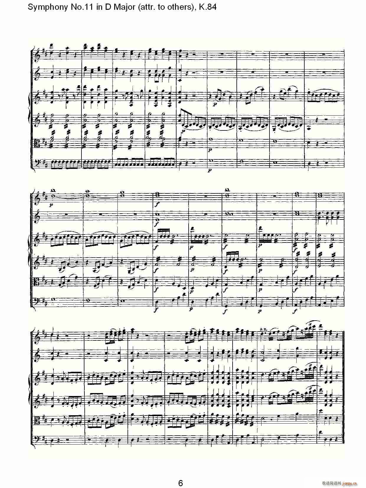 Symphony No.11 in D Major(ʮּ)6