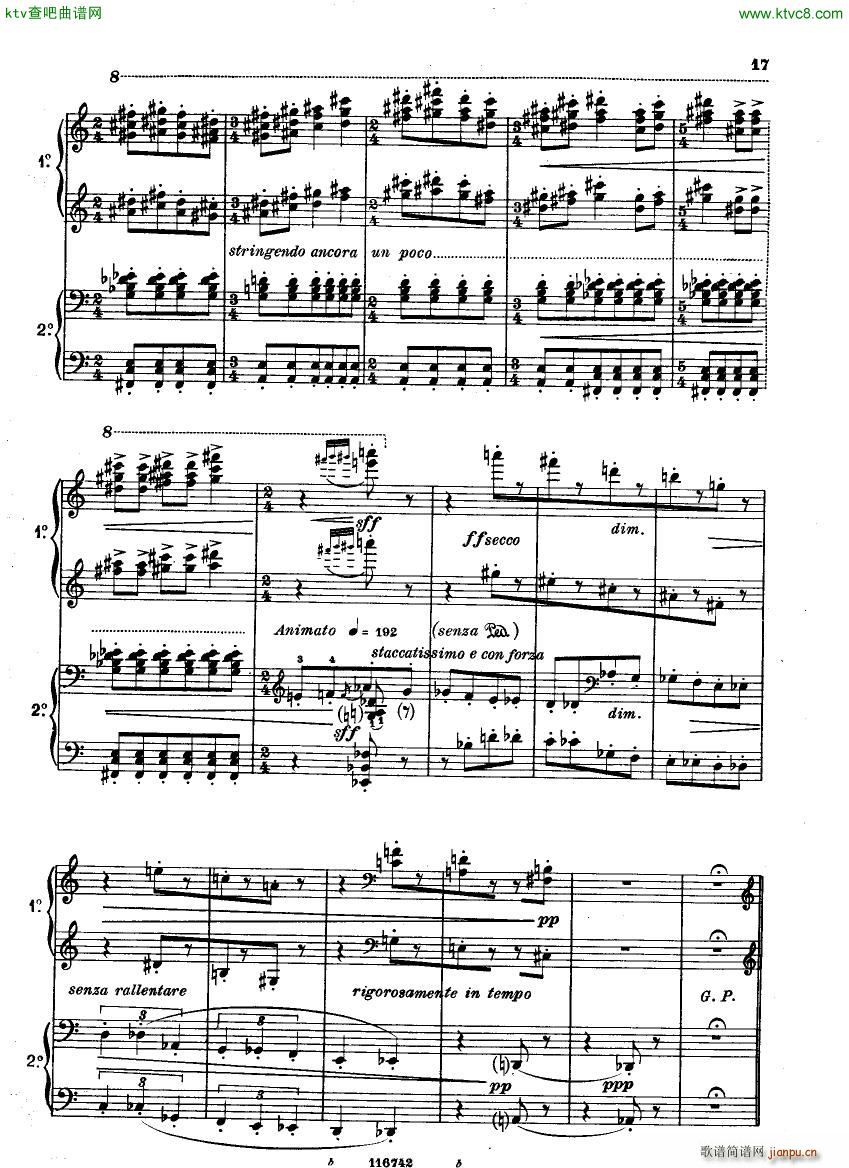 Casella Five Easy Pieces Pupazzetti 4 hands 1915()17