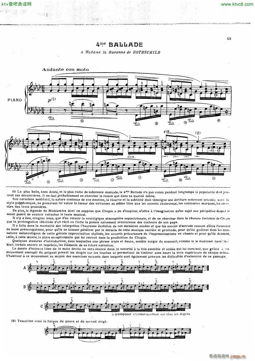 Chopin Cortot 4 Ballades ()8