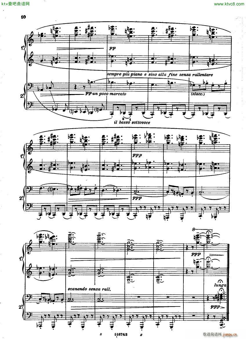 Casella Five Easy Pieces Pupazzetti 4 hands 1915()10