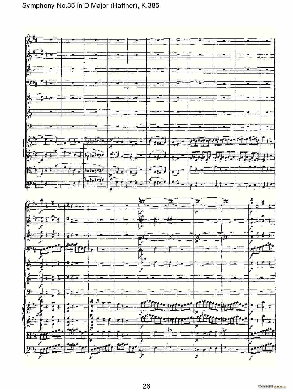 Symphony No.35 in D Major, K.385(ʮּ)26