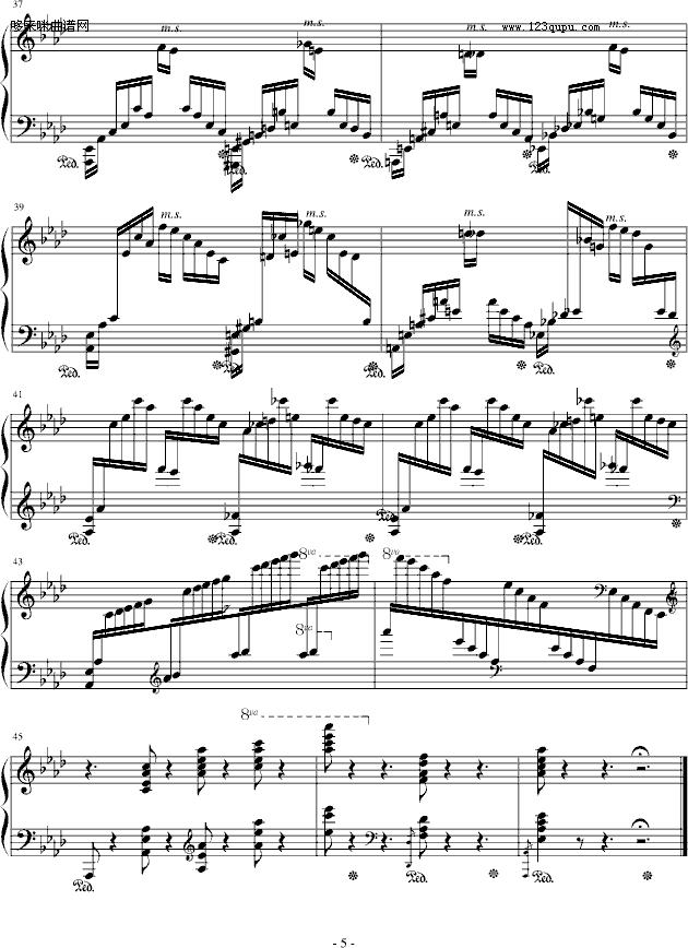 练习曲No.11-莫什科夫斯基(钢琴谱)5
