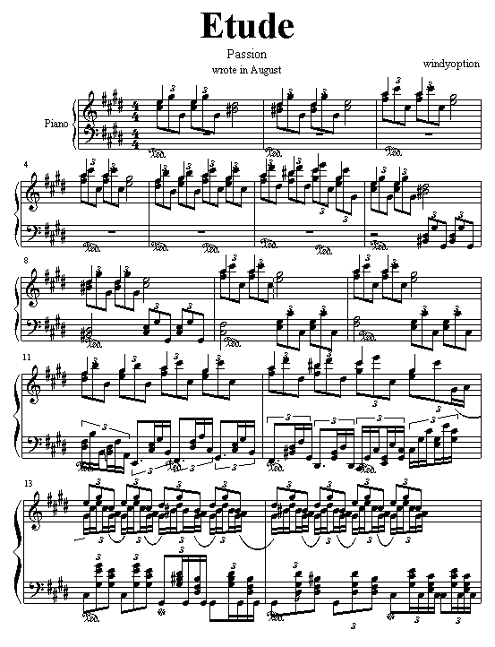 Etude()1