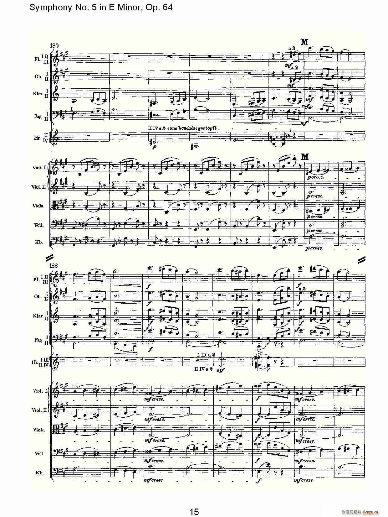 Symphony No. 5 in E Minor, Op.(ʮּ)15