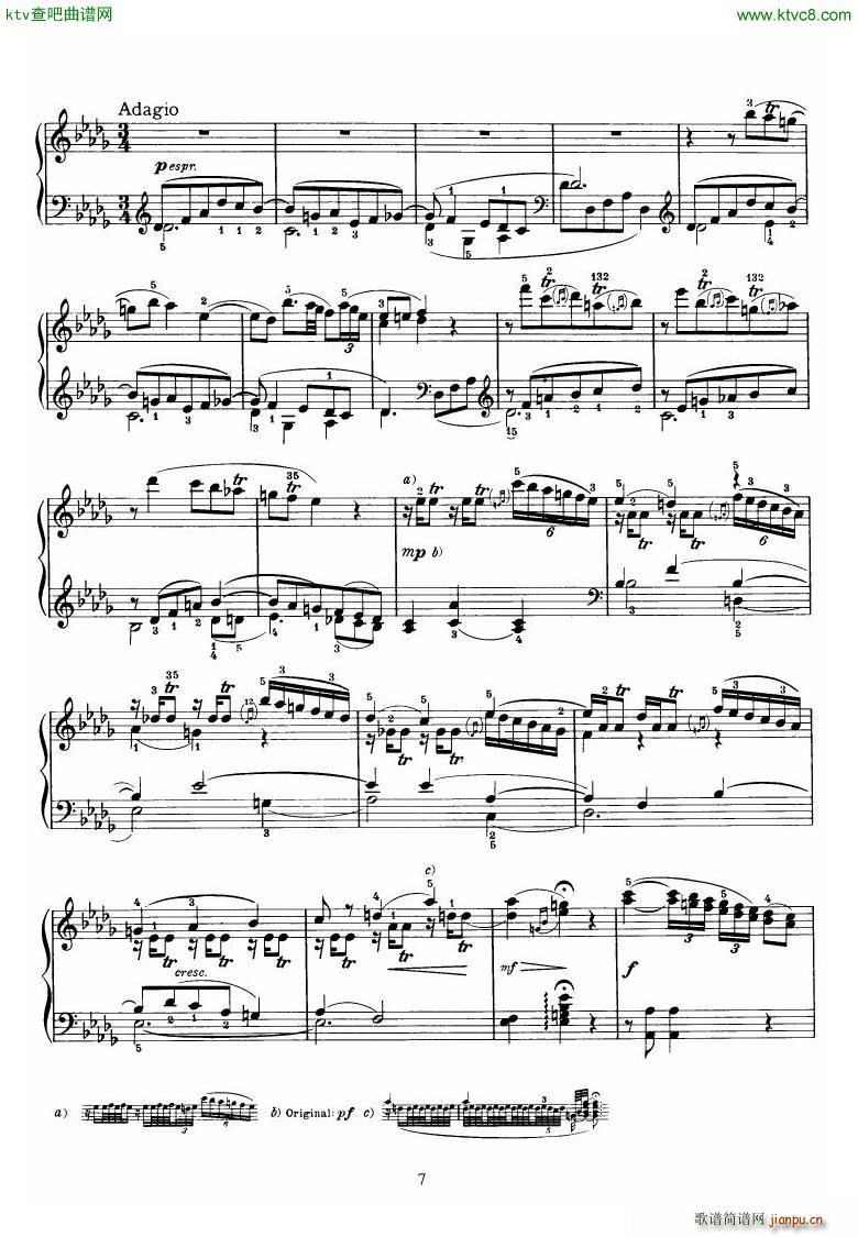 Piano Sonata No 46 in Ab()7