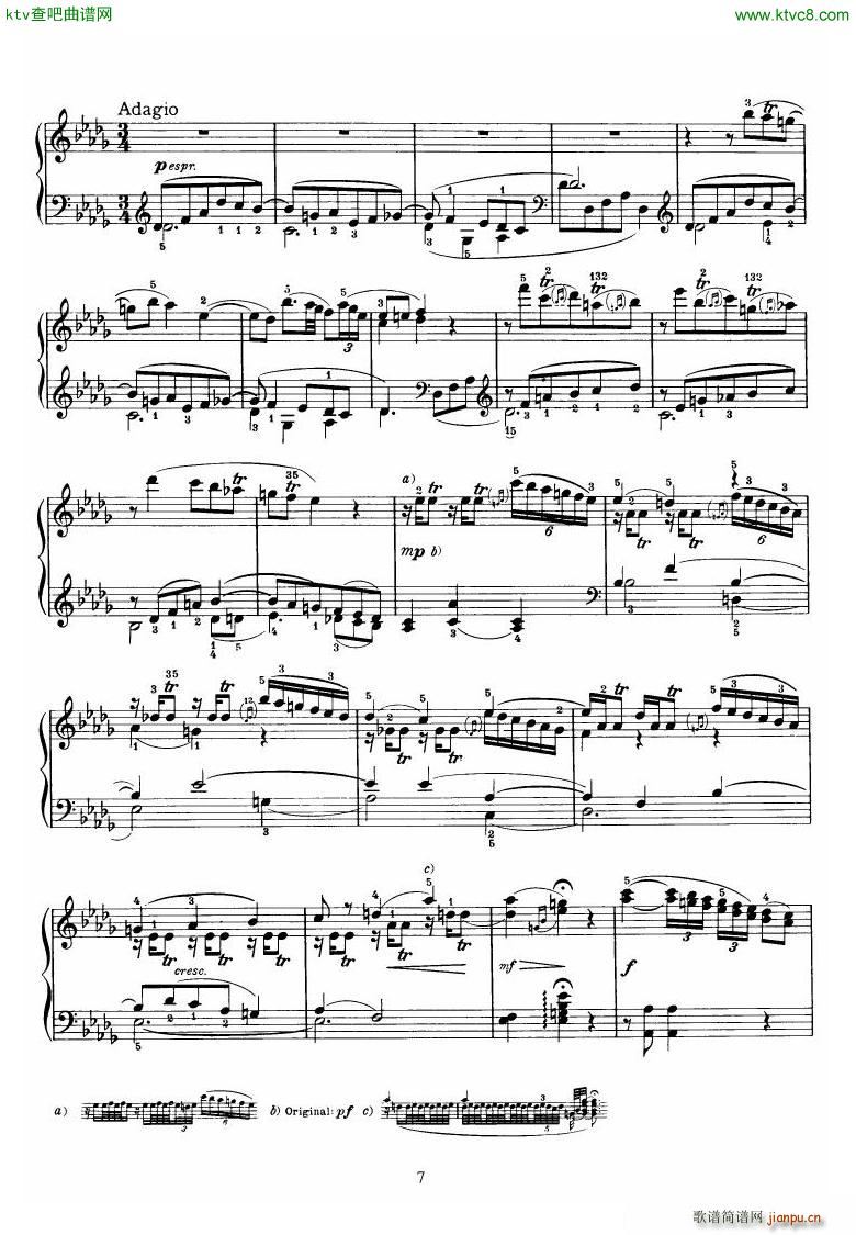 Piano Sonata No 46 in Ab()7