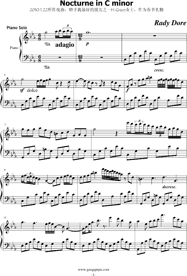 Nocturne in C minor()1