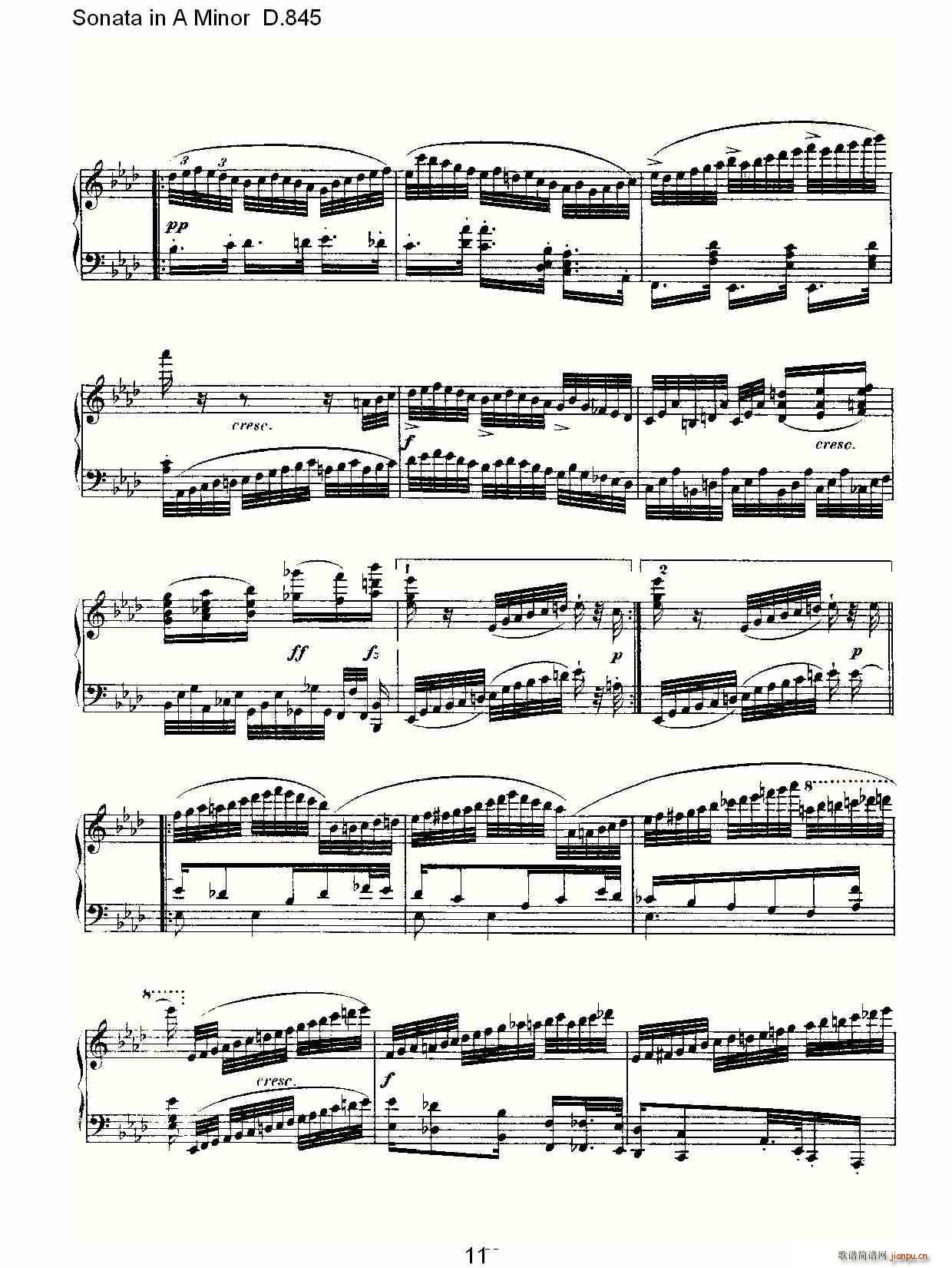 Sonata in A Minor D.845(ʮּ)11