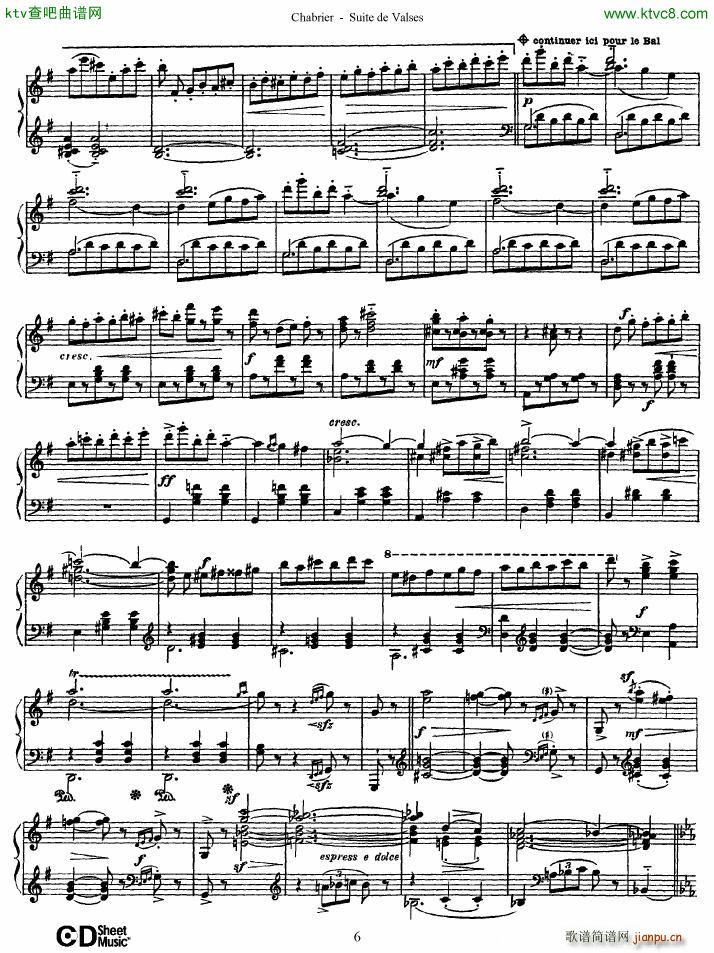 Chabrier Suite de Valses()6