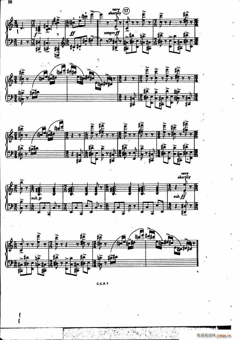 copland piano variations()9