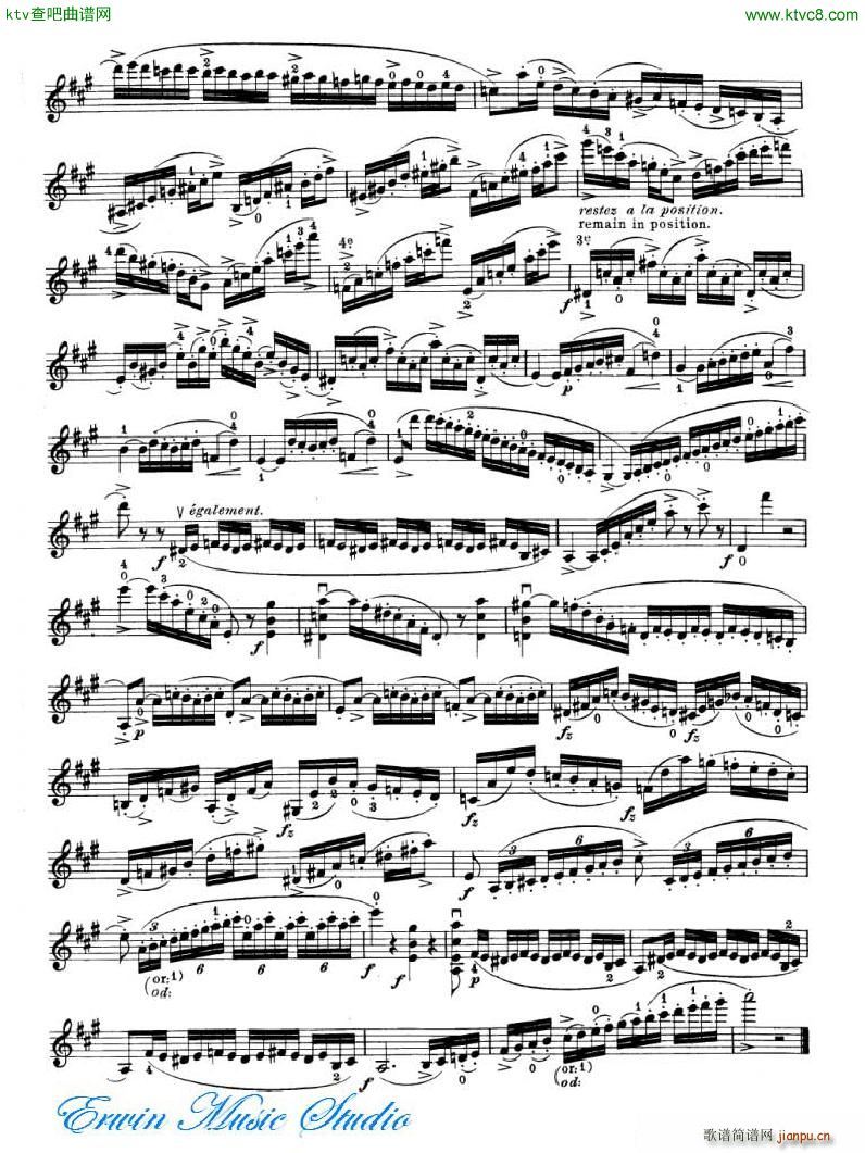 ޵ 24ϰPierre Rode 24 Studi Per violino 01 08(ʮּ)14