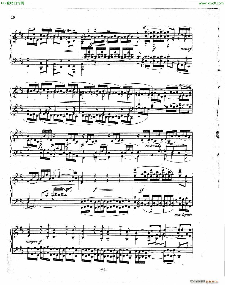 Bach JS BWV 532 Prelude and Fugue in D()10