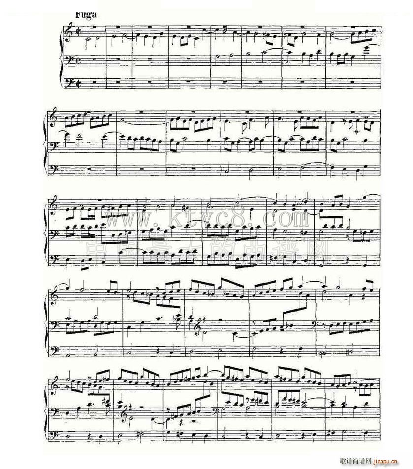 Prelude and Fugue in C Major BWV 545 ܷ(ʮּ)3