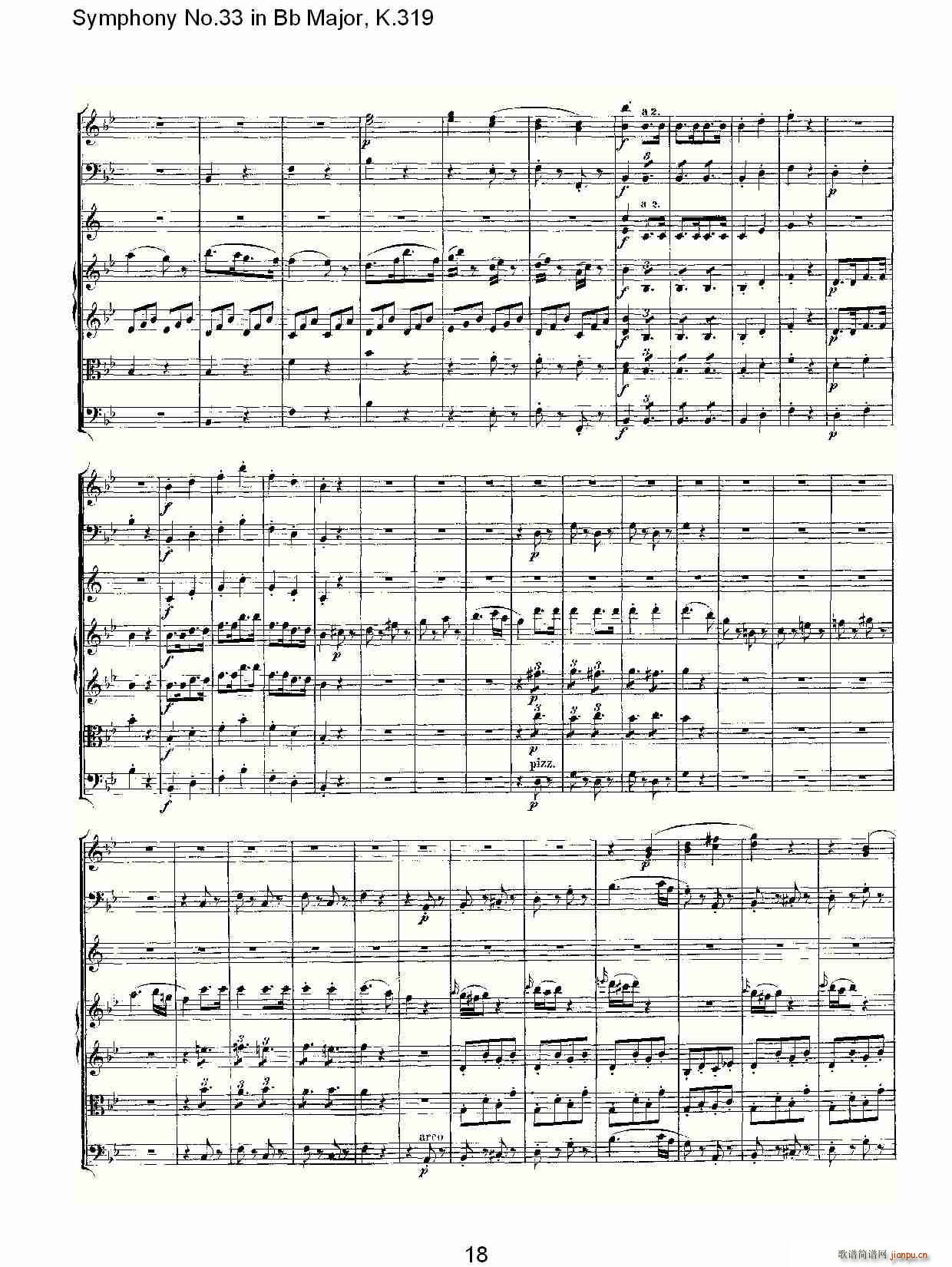 Symphony No.33 in Bb Major, K.319(ʮּ)18