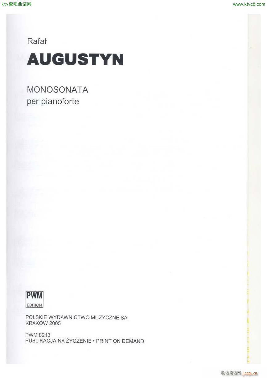 Augustyn Rafal Monosonata()1