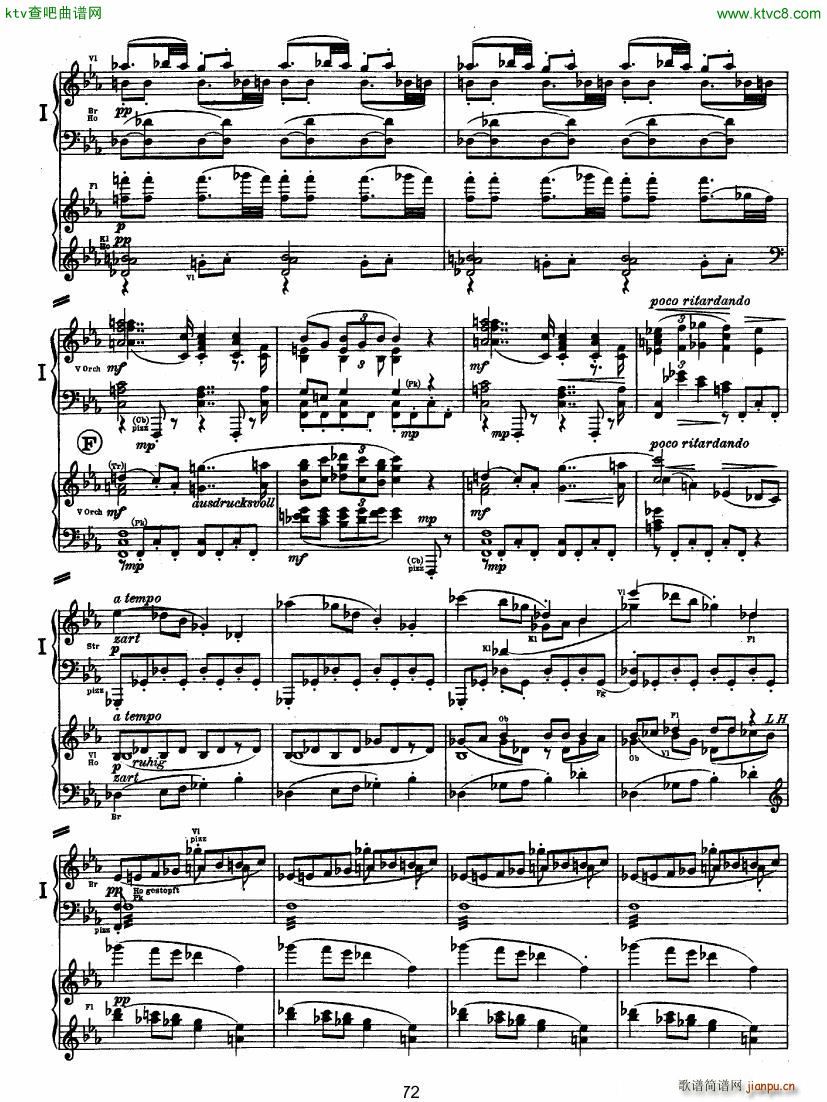 Bruckner Symphony No 4 4 hands arr ()21