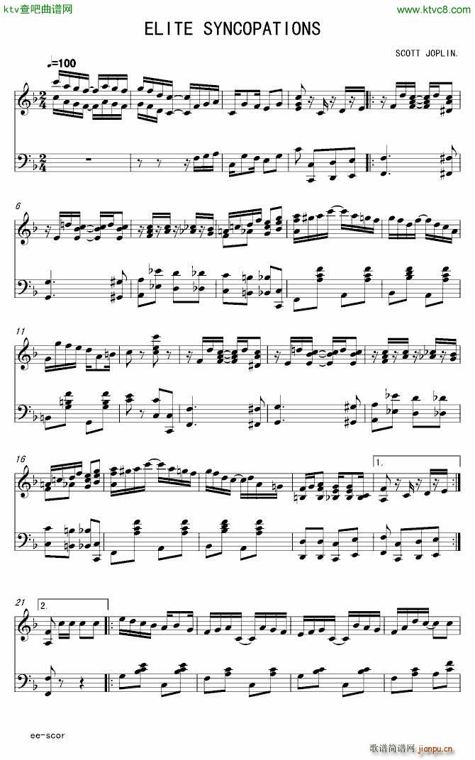 Elite Syncopations()1