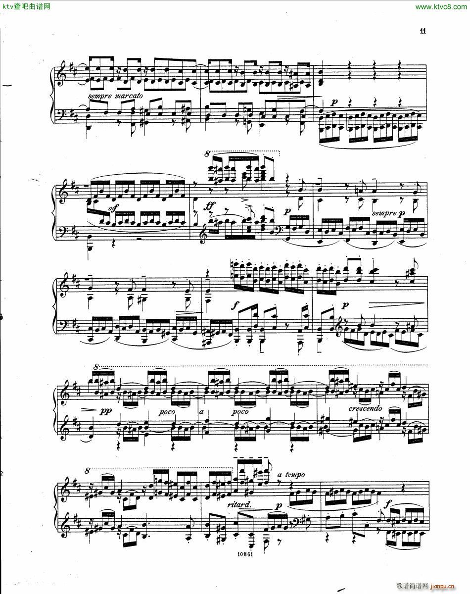 Bach JS BWV 532 Prelude and Fugue in D()11