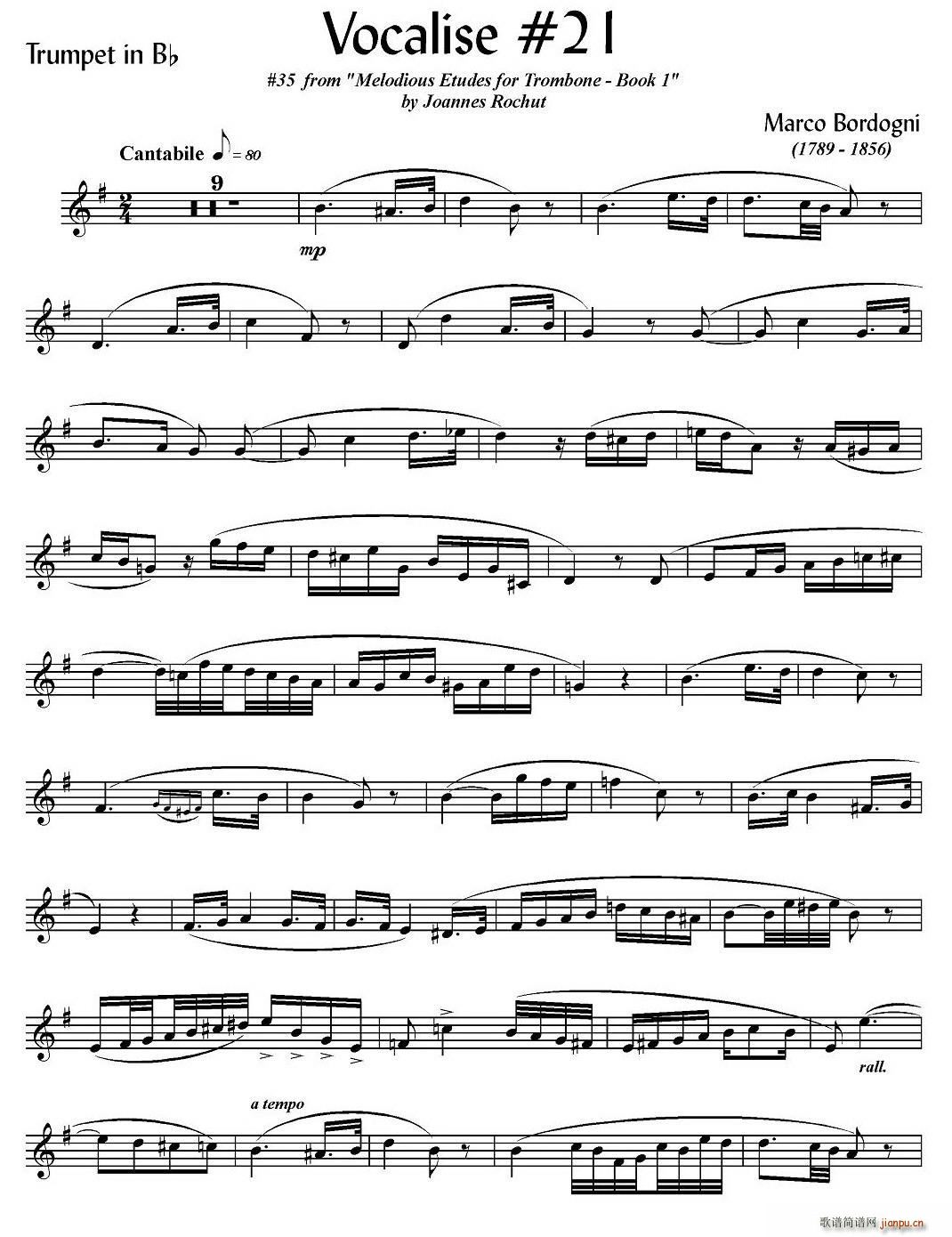 Bordogni Vocalise 21 С ͭ(ʮּ)1