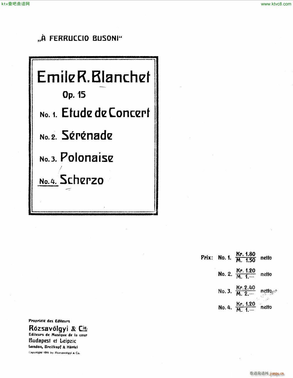 Blanchet Op 15 no 4 Scherzo()1