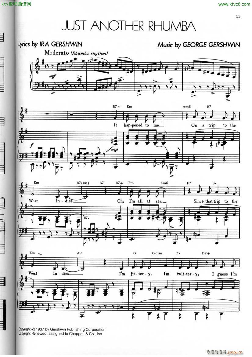 Gershwin Just Another Rhumba page 1()1