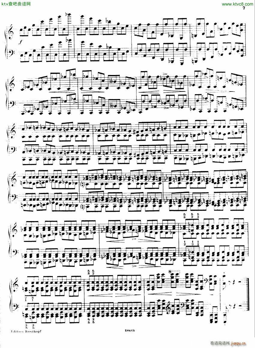 Busoni Etudes 1()7