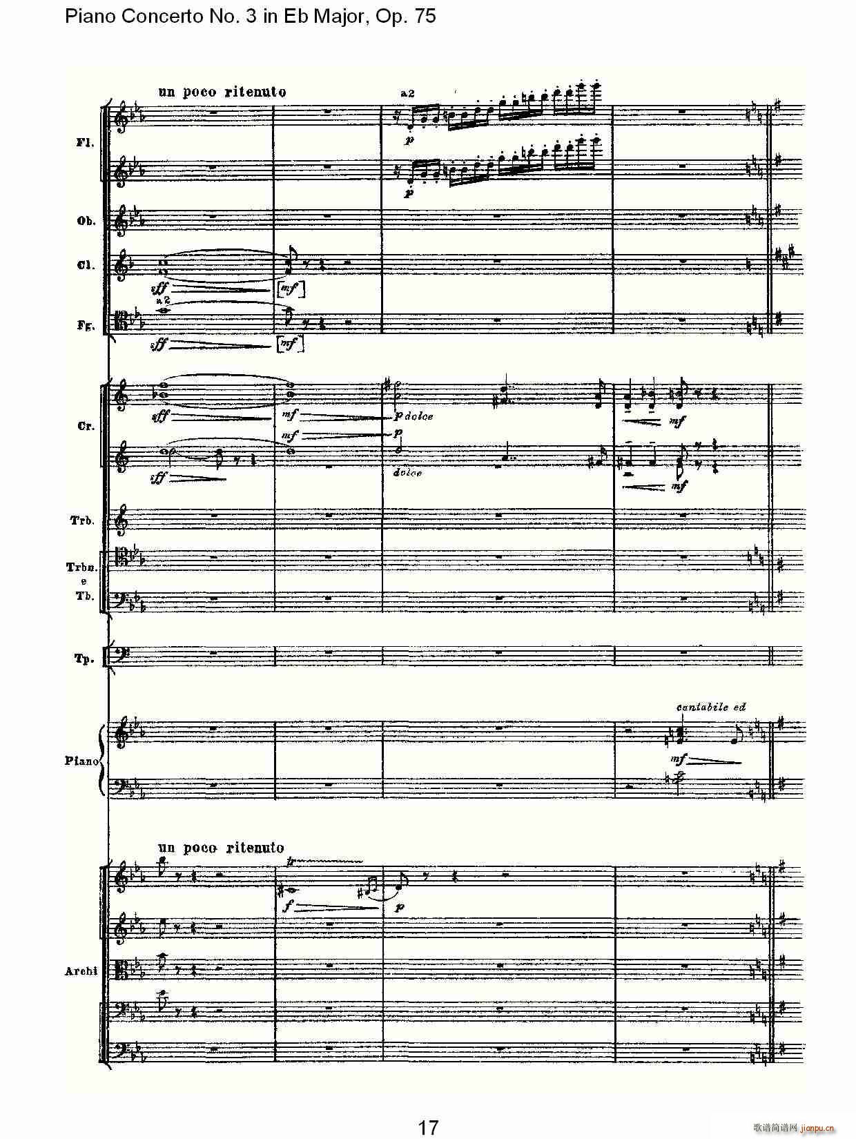 Piano Concerto No.3 in Eb Major,Op.75()17
